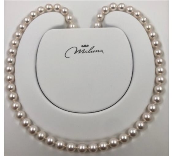 Collana Miluna Donna FILI CONFIGURABILI in Oro bianco Perla 1MPS775_40NL587 - 1MPS775_40NL587